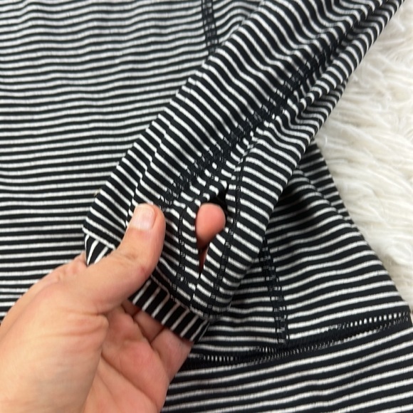 Lululemon Race Your Pace Long Sleeve Hyper Stripe Heathered Angel - Picture 3 of 7